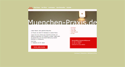 Desktop Screenshot of muenchen-praxis.de