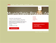Tablet Screenshot of muenchen-praxis.de